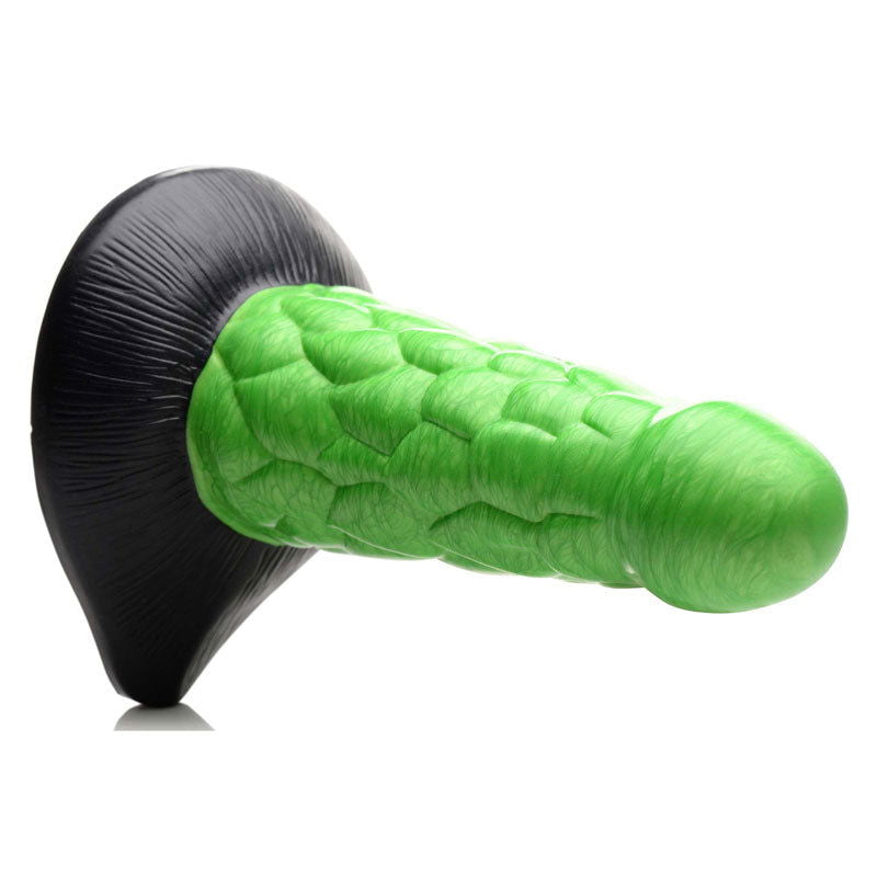 Creature Cocks Radioactive Reptile Thick Scaly Silicone Dildo - 19 cm - Shhh...
