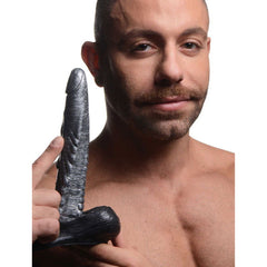 Creature Cocks The Gargoyle Rock Hard Silicone Dildo - Silver 23.6 cm - Shhh...