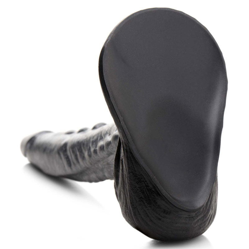 Creature Cocks The Gargoyle Rock Hard Silicone Dildo - Silver 23.6 cm - Shhh...