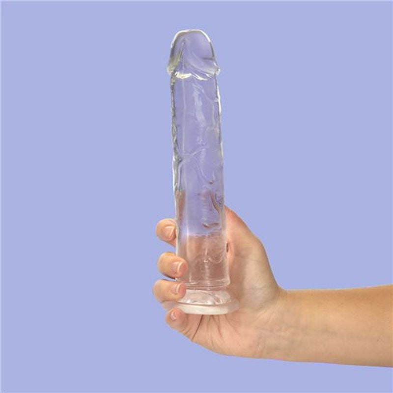 Crystal Dildo Straight 9in Clear - Shhh...