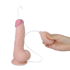Cumming Softee Soft Ejaculation Cock 8'' with Balls - Shhh...