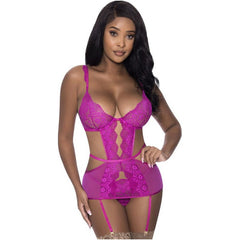 Cutout Dress and G-String Set - 2 sizes - Shhh...