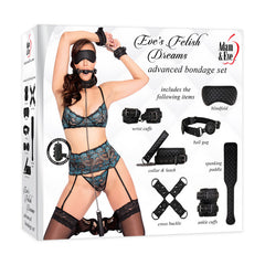 Adam & Eve Fetish Dreams Advanced Bondage Set - Black