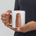 Glossy White Coffee Mug - Suck Me in 3 sizes