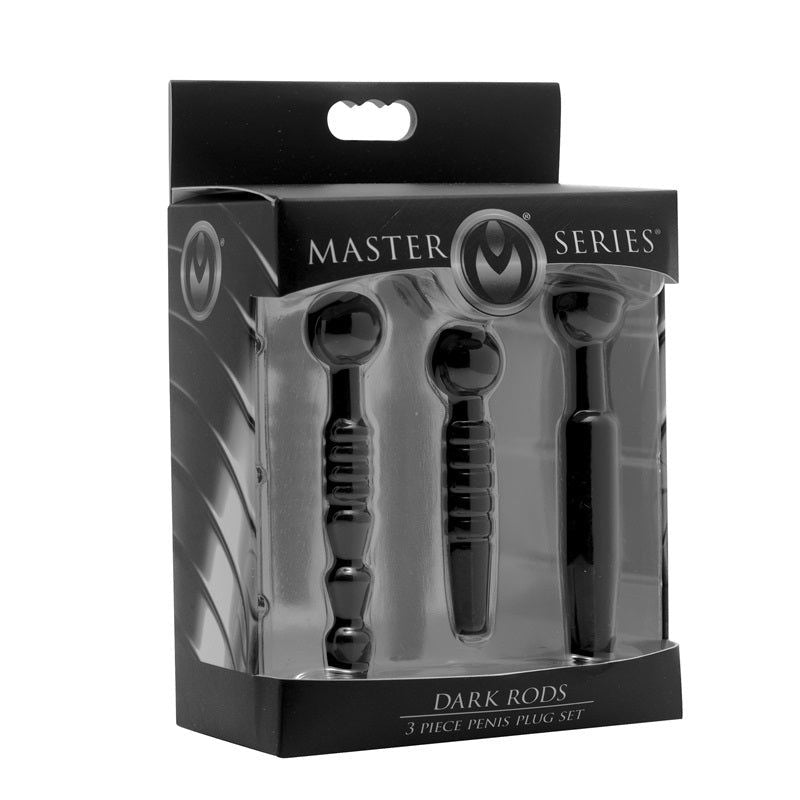 Dark Rods 3 Piece Silicone Penis Plug Set - Shhh...