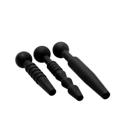 Dark Rods 3 Piece Silicone Penis Plug Set - Shhh...
