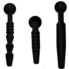 Dark Rods 3 Piece Silicone Penis Plug Set - Shhh...