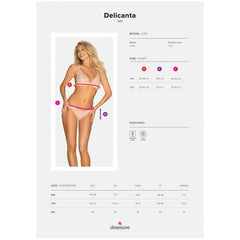 Delicanta 2 Pc Set Pink - 3 sizes - Shhh...