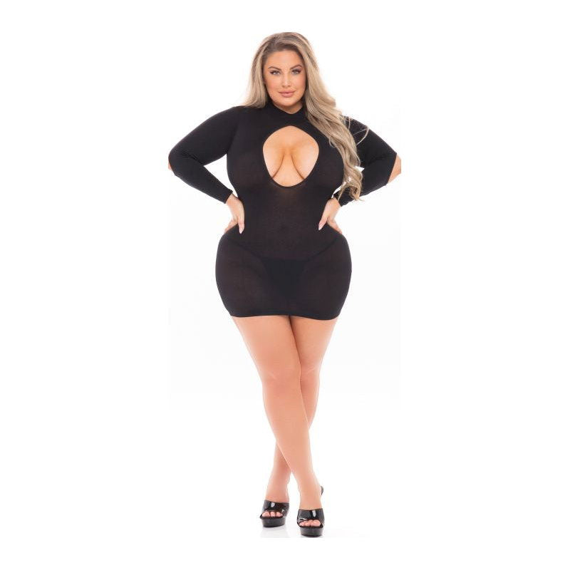 Devilish Backless Dress - Black Size Queen - Shhh...