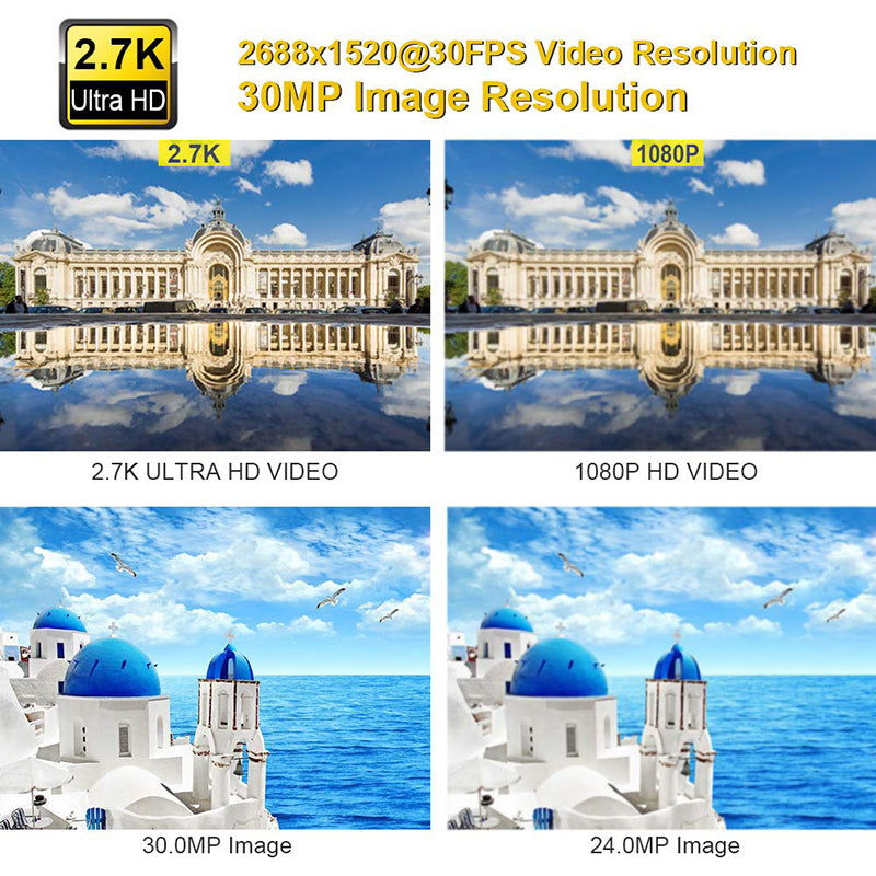 Digital Camcorder LCD Touch Screen 16X Zoom, WiFi with Remote control - Shhh...