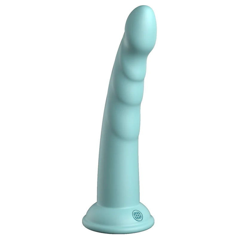 Dillio Platinum Slim Seven - Teal - Teal 17.8 cm (7'') Dong - Shhh...