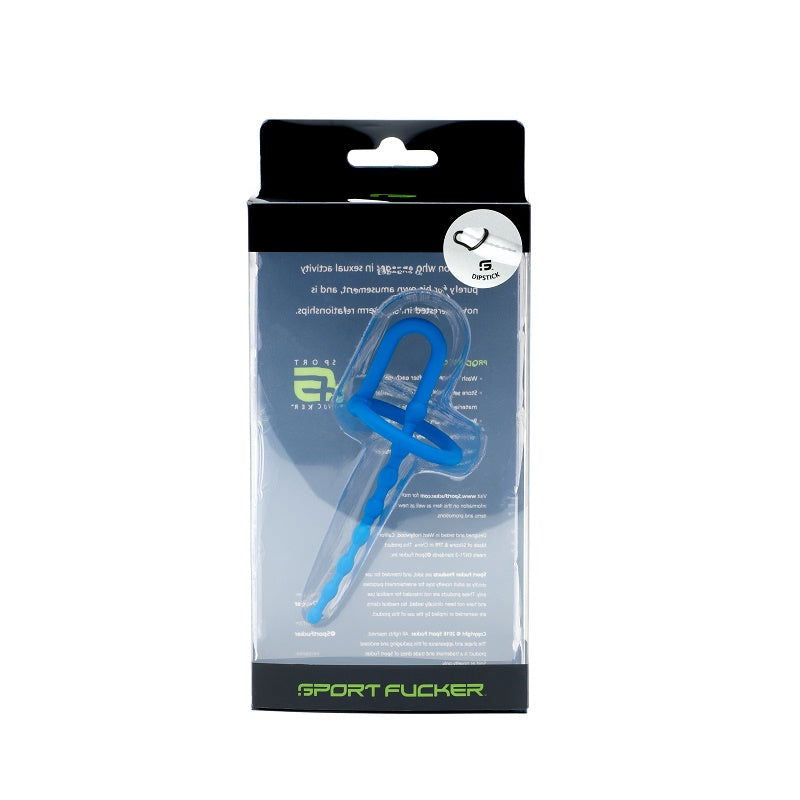 Dipstick beaded urethral plug - Blue - Shhh...