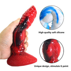 Dog Cock Dildo 22cm with suction cup base - 3 colour choices - Shhh...