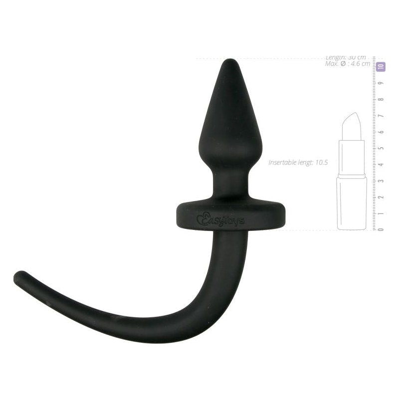 Dog Tail Plug Silicone - Large - Shhh...