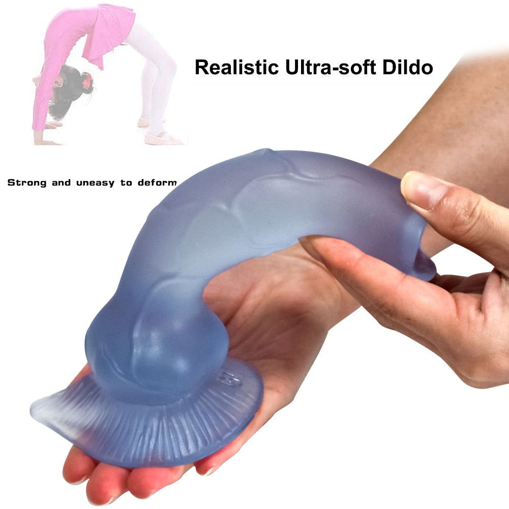 Dog replica dildo 20cm in 6 colours with suction cup Dog replica dildo 20cm in 6 colours with suction cup