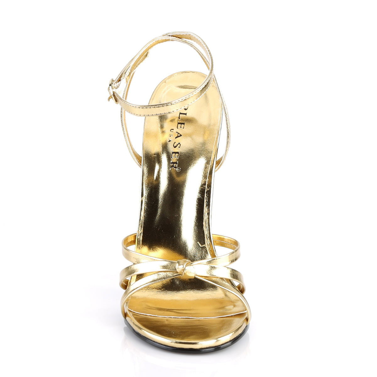 Domina 108 Sandal with 6 inch heel - Gold Metallic - Shhh...
