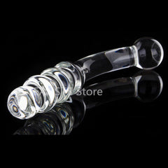 Double ended Pyrex glass dildo 20cm - Shhh...
