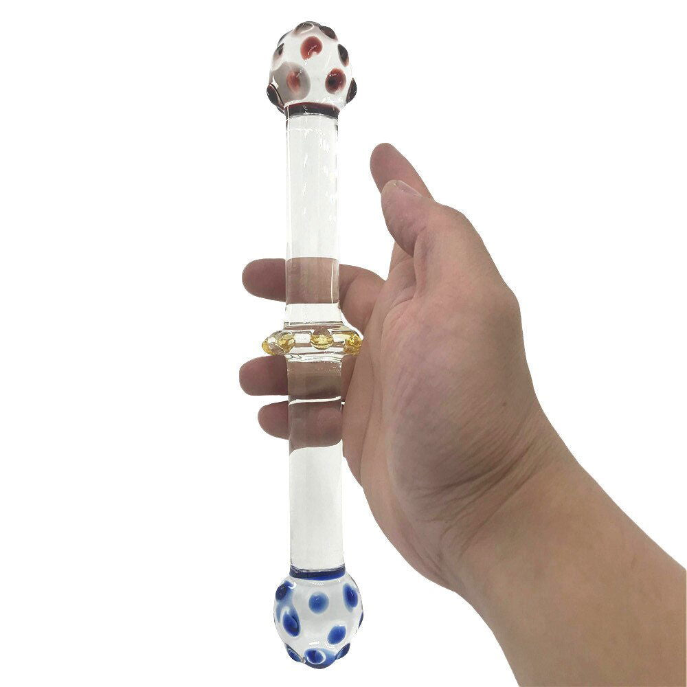 Double ended glass dildo 24cm - Shhh...