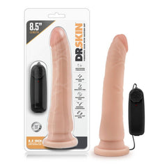 Dr. Skin 8.5'' Vibrating Realistic Cock -  21.6 cm Vibrating Dong - Shhh...
