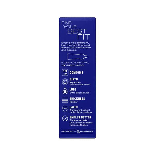 Durex Originals Regular Fit Condoms - 10 pk - Shhh...