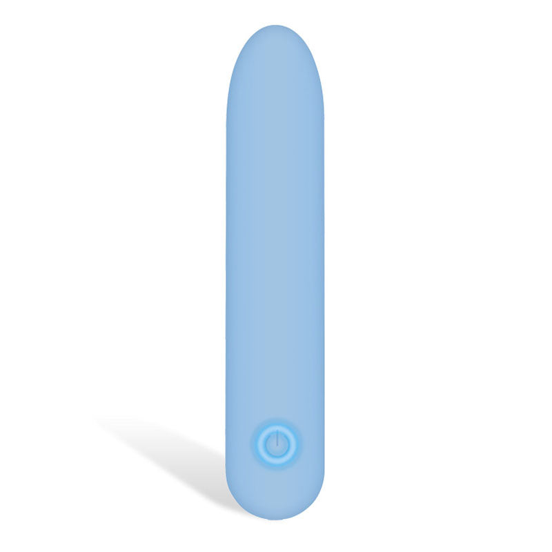 Adam & Eve Eve's Silky Sensations 9.4 cm Rechargeable Bullet - Blue