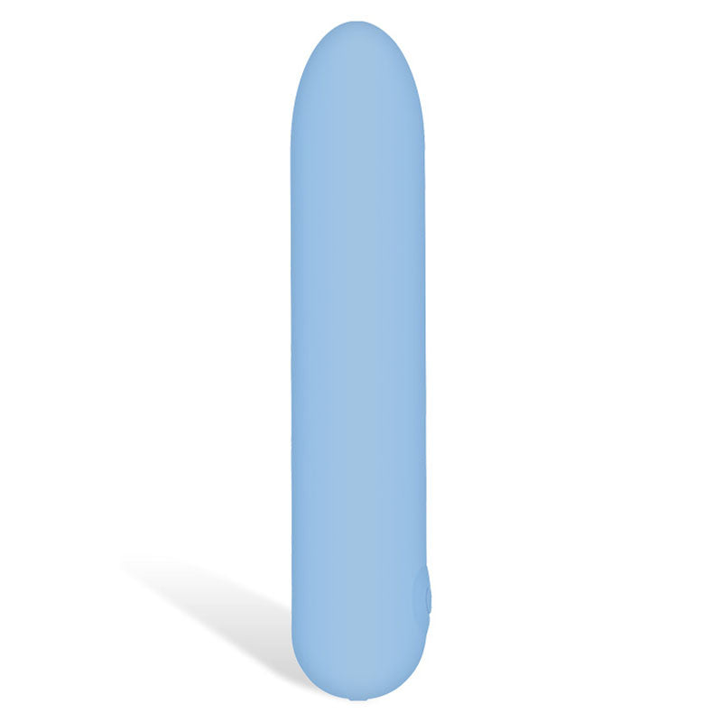 Adam & Eve Eve's Silky Sensations 9.4 cm Rechargeable Bullet - Blue