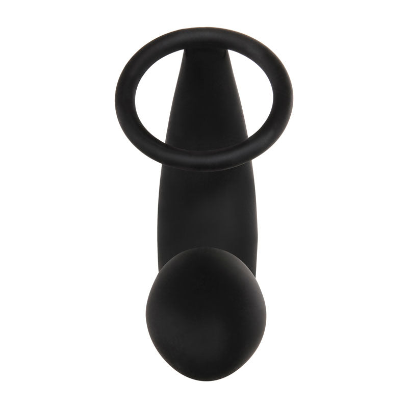 Adam & Eve Adam's Rechargeable Prostate Pleaser & C-Ring -  USB Rechargeable Anal Plug with Cock Ring