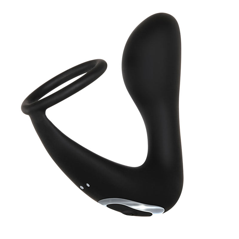 Adam & Eve Adam's Rechargeable Prostate Pleaser & C-Ring -  USB Rechargeable Anal Plug with Cock Ring