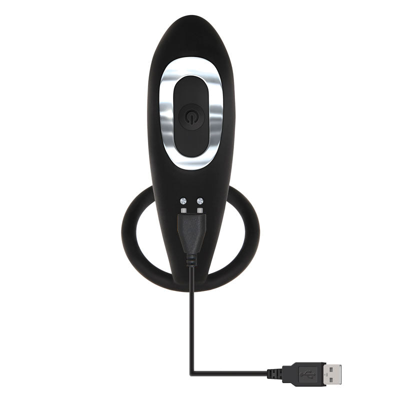 Adam & Eve Adam's Rechargeable Prostate Pleaser & C-Ring -  USB Rechargeable Anal Plug with Cock Ring