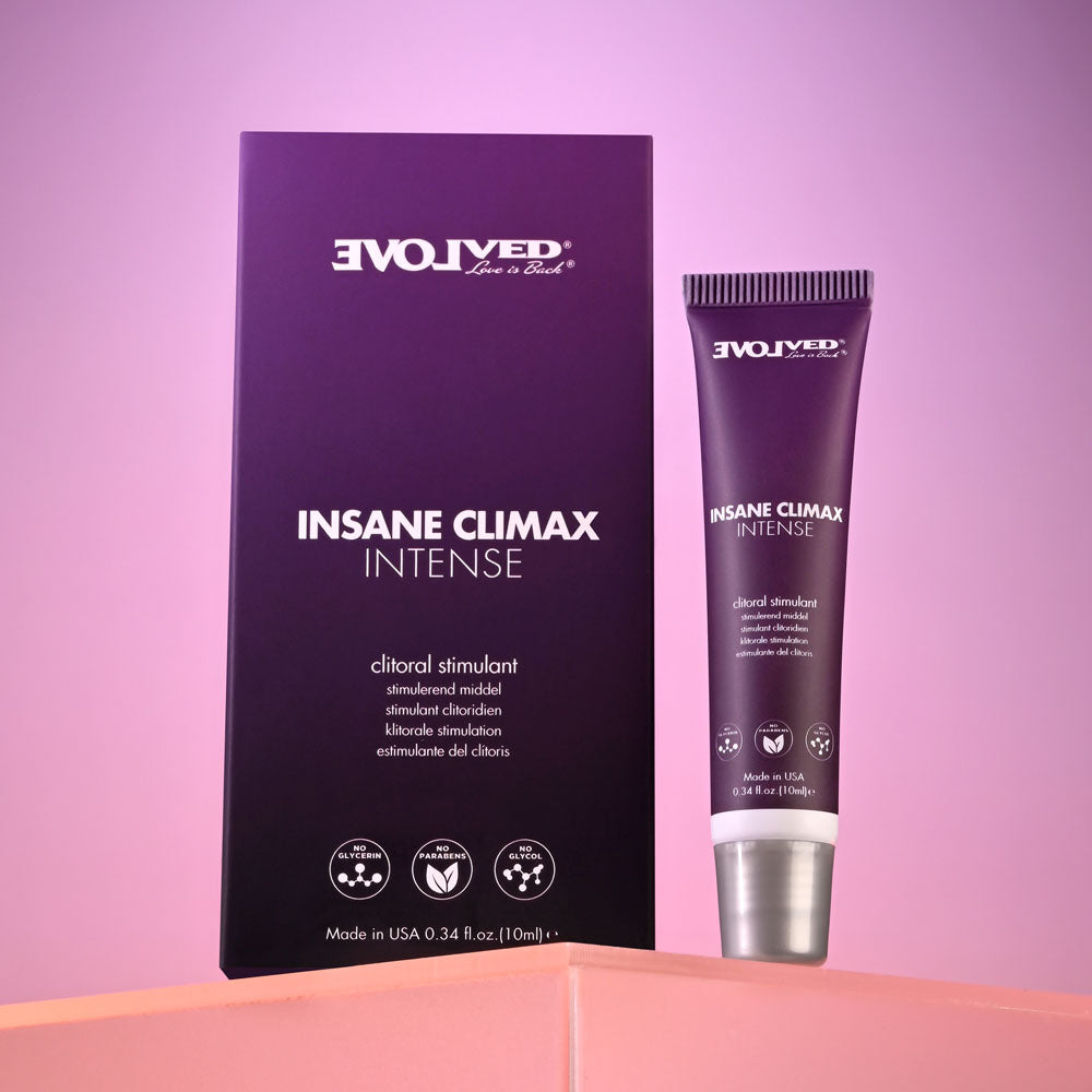 Evolved INSANE CLIMAX INTENSE Clitoral Stimulation Gel - 10 ml Tube