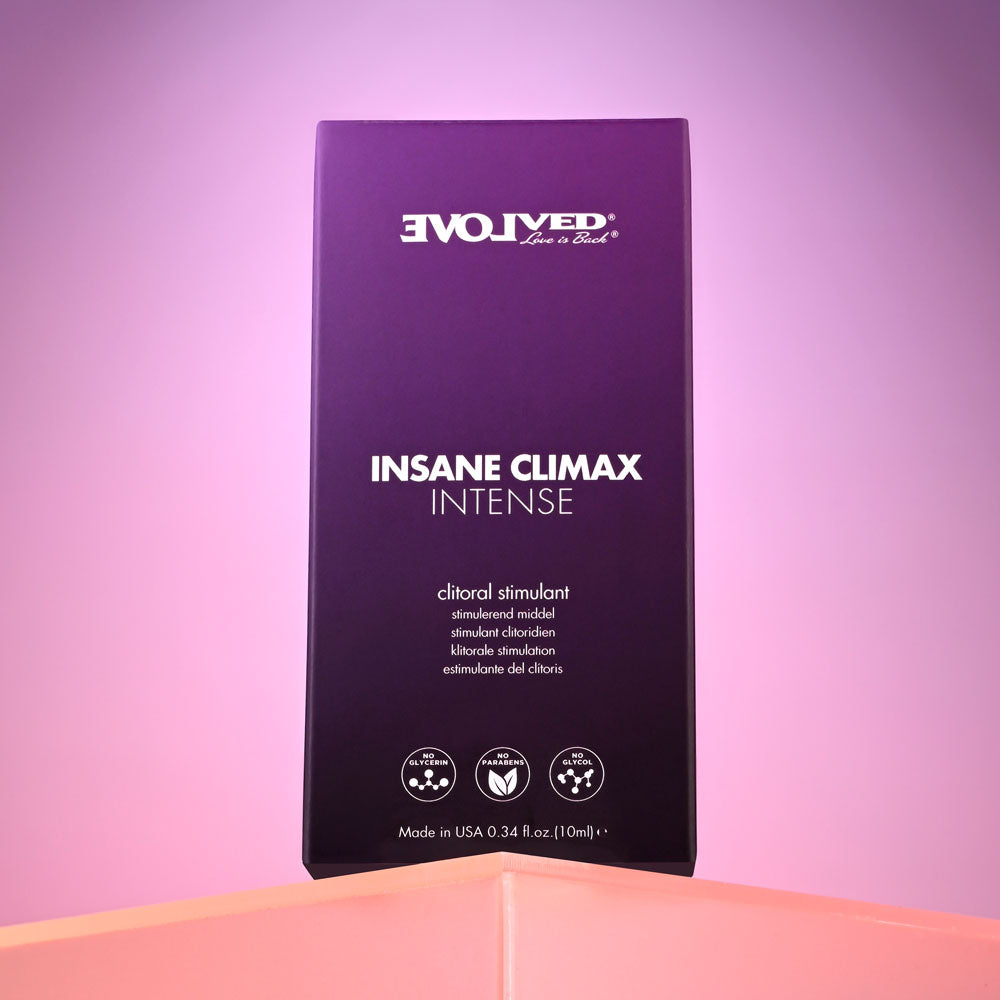 Evolved INSANE CLIMAX INTENSE Clitoral Stimulation Gel - 10 ml Tube