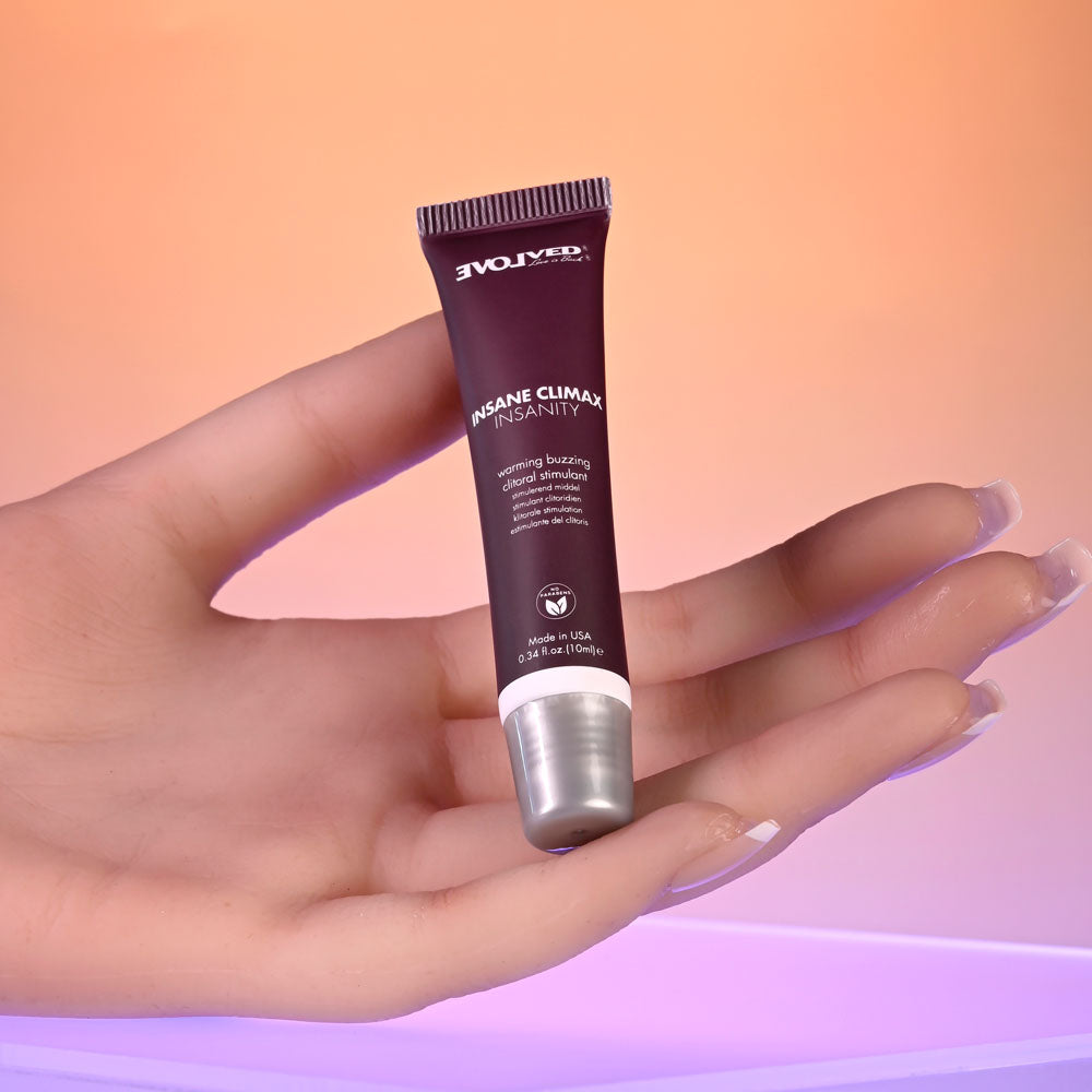 Evolved INSANE CLIMAX Warming Buzzing Clitoral Stimulation Gel - 10 ml