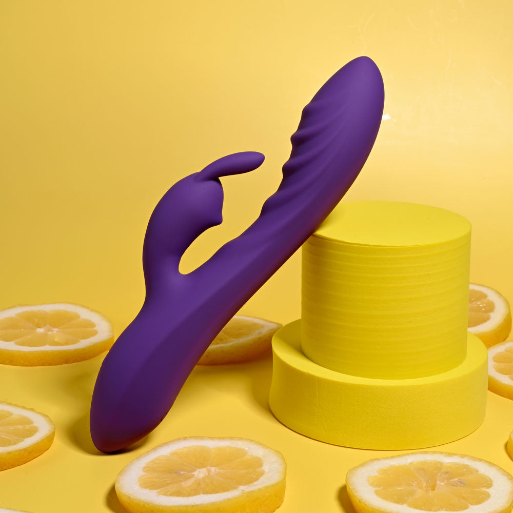 Evolved WAVY RABBIT Vibrator - Purple