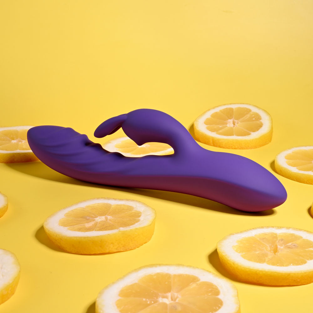 Evolved WAVY RABBIT Vibrator - Purple