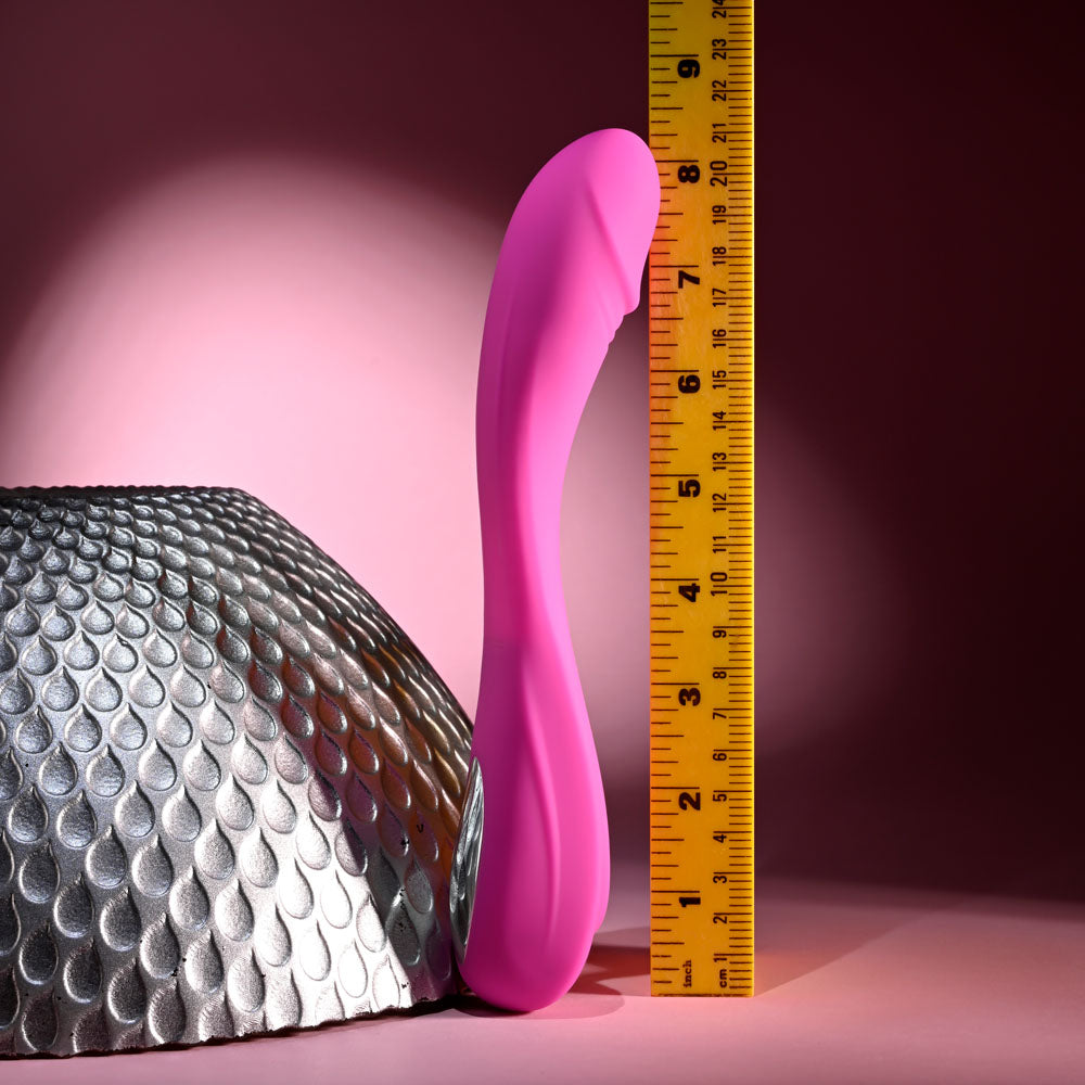 Evolved SUGAR RUSH 21.6 cm USBR Silicone Vibrator - Pink