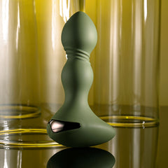 Evolved LIEUTENANT 12.2 cm USBR Vibrating Butt Plug - Green