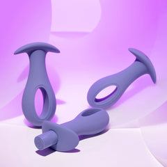 Evolved HOLE PUNCH PLUG SET -  Butt Plugs with Interchangeable Bullet - Set of 3 Sizes