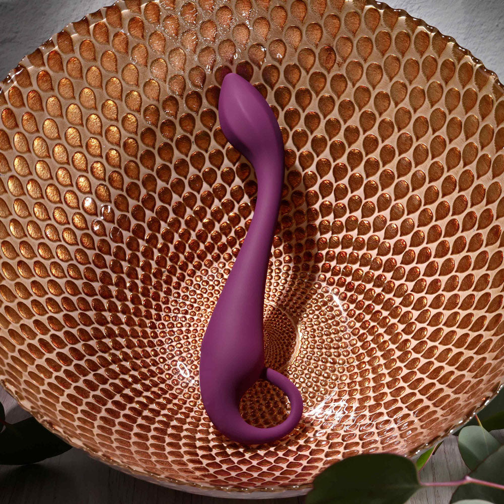 Evolved LOCHNESS G  19 cm USBR Vibrator - Purple
