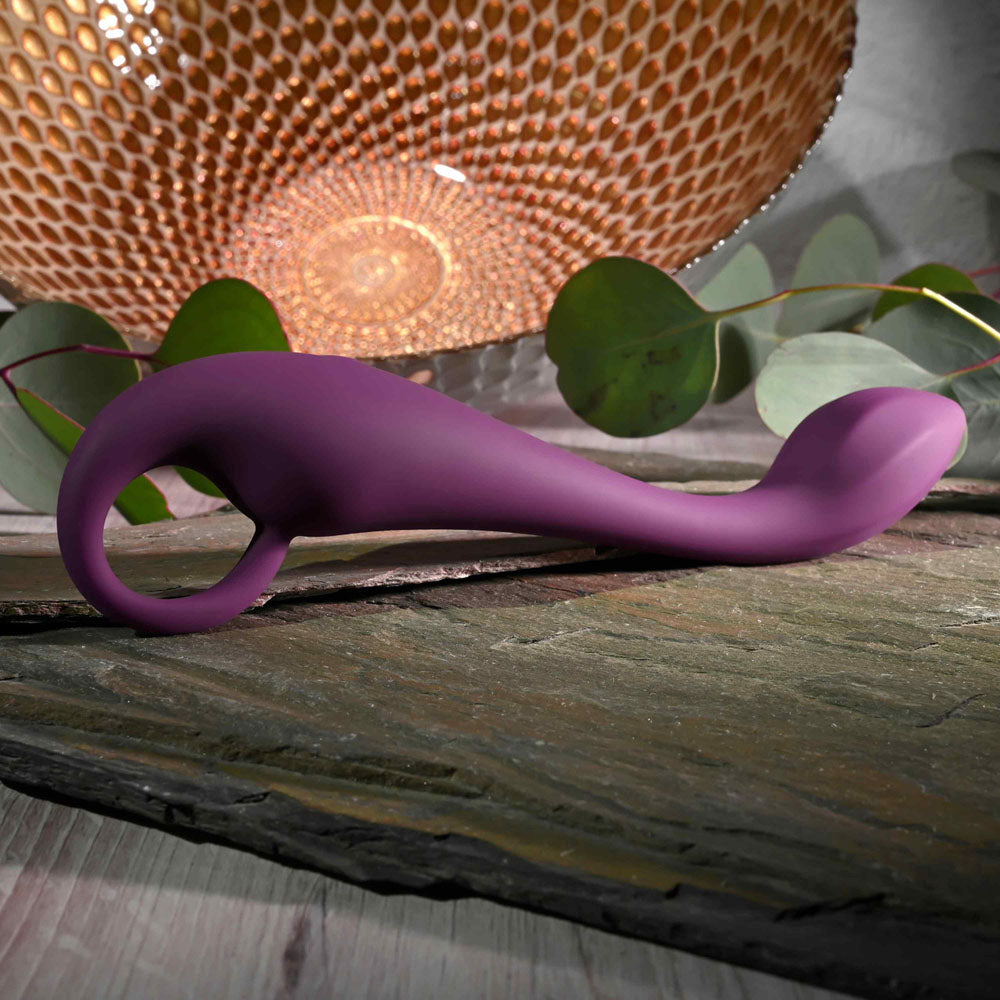 Evolved LOCHNESS G  19 cm USBR Vibrator - Purple