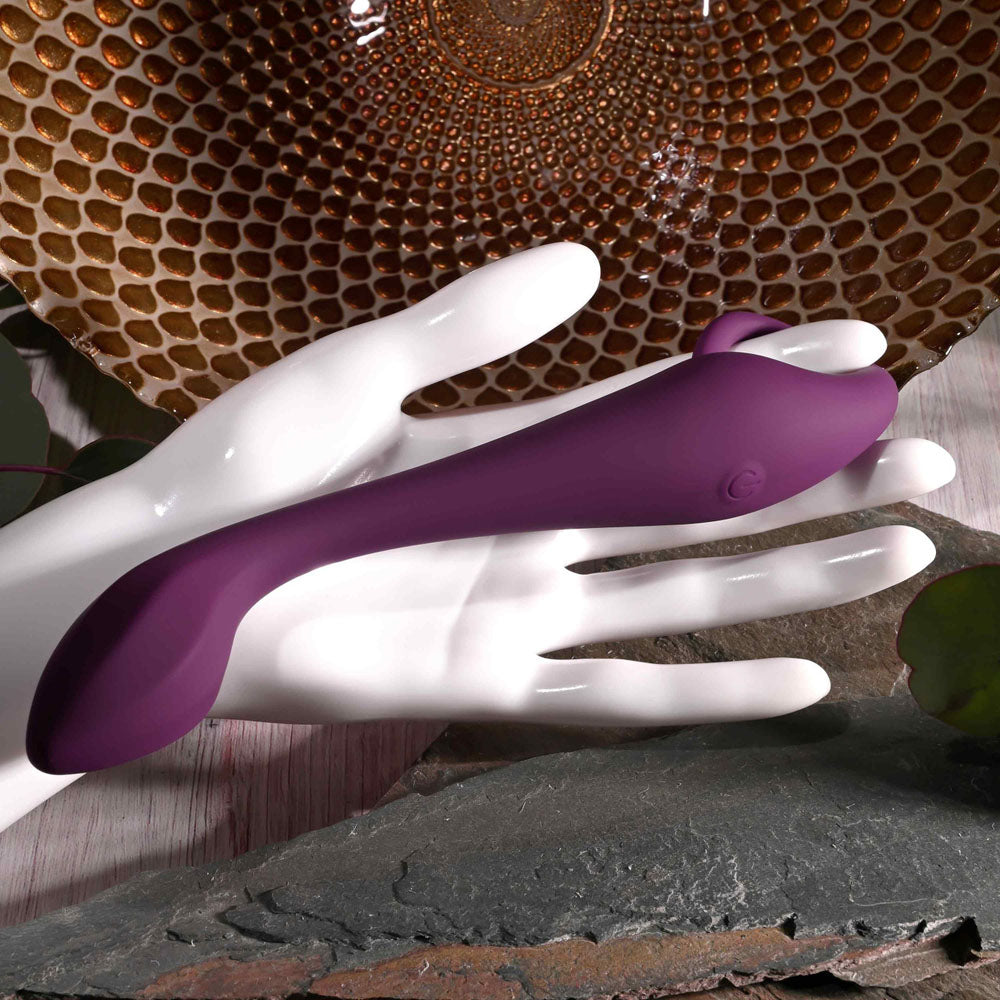 Evolved LOCHNESS G  19 cm USBR Vibrator - Purple