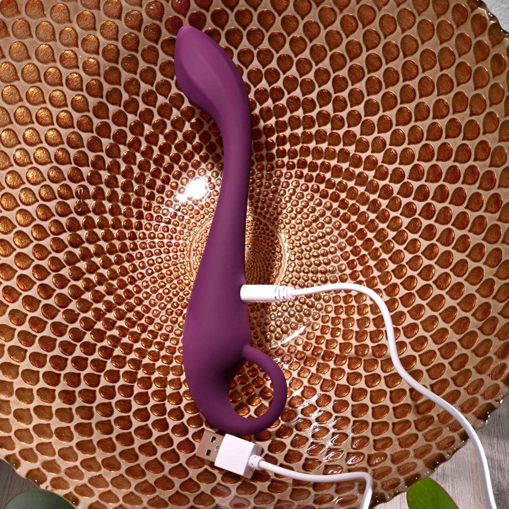 Evolved LOCHNESS G  19 cm USBR Vibrator - Purple