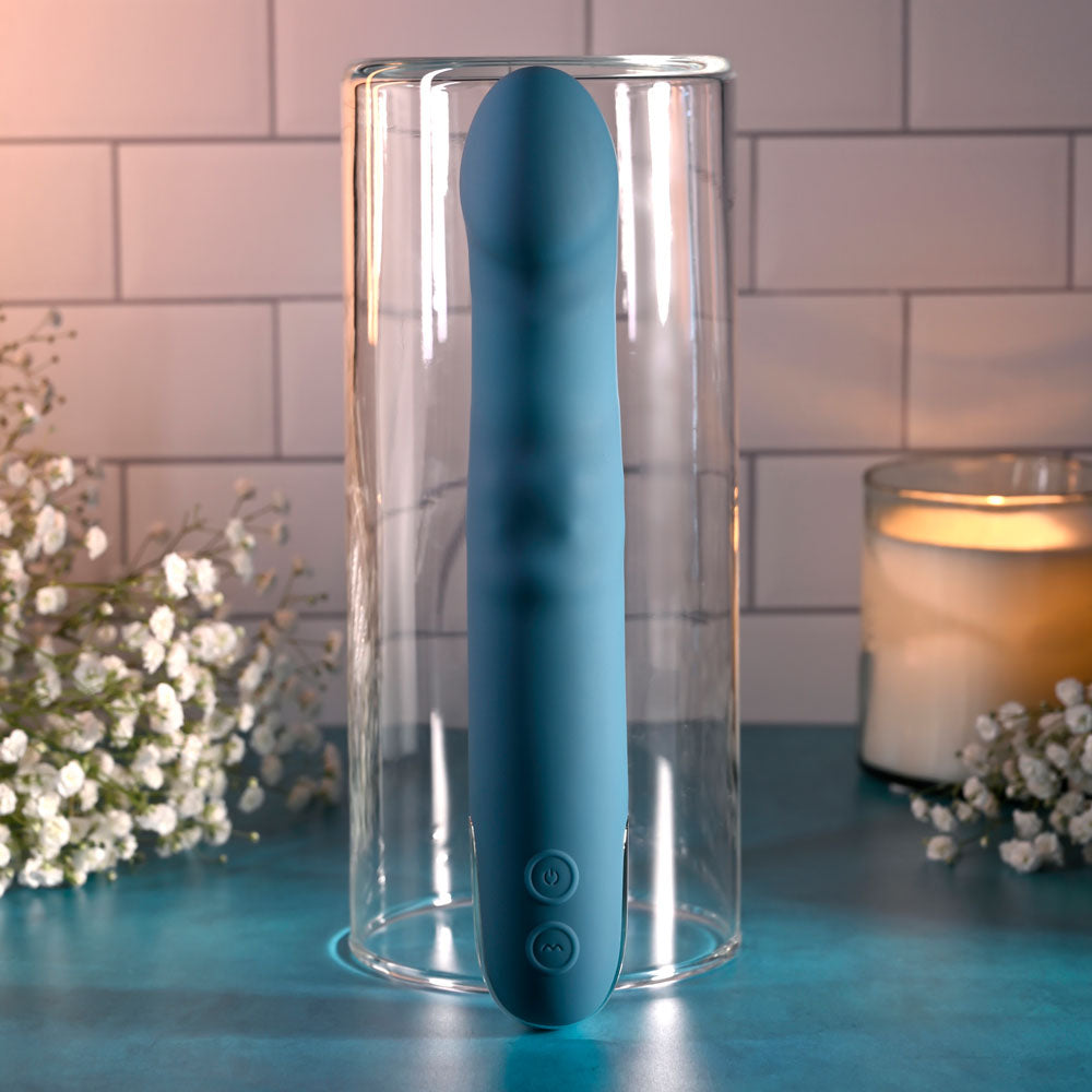 Evolved QUEEN OF ALL TRADES -  22.6 cm USB Rechargeable Thrusting & Rotating Vibrator