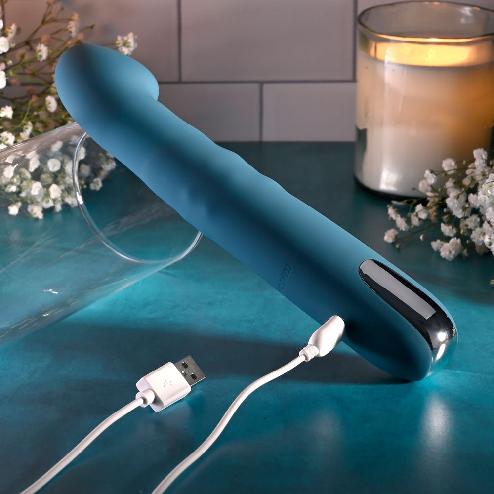 Evolved QUEEN OF ALL TRADES -  22.6 cm USB Rechargeable Thrusting & Rotating Vibrator