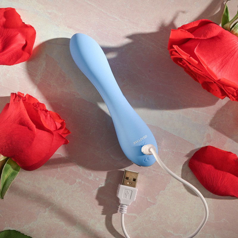 Evolved  CRUSH - 12 cm USB Rechargeable Mini Vibrator - Shhh...