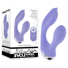 Evolved EVERY WAY PLAY Silicone Wearable Vibrator - Purple - Shhh...