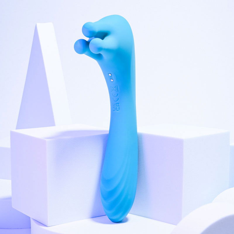 Evolved HEADS OR TAILS Pussy & Massage Vibe - Teal - Shhh...