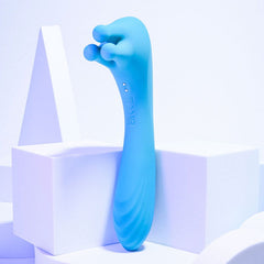 Evolved HEADS OR TAILS Pussy & Massage Vibe - Teal - Shhh...