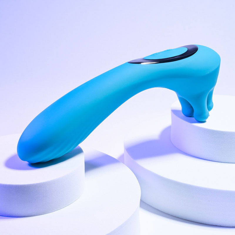 Evolved HEADS OR TAILS Pussy & Massage Vibe - Teal - Shhh...