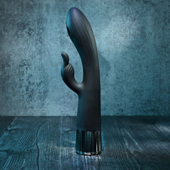Evolved Heat Up & Chill - 24.1 cm USB Rechargeable Heating & Cooling Rabbit Vibrator - Shhh...
