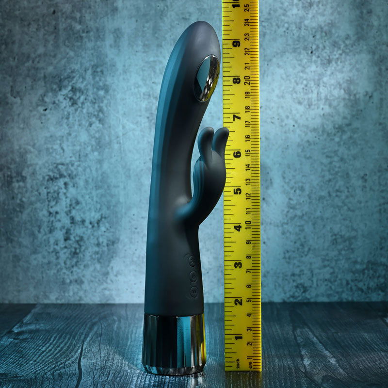 Evolved Heat Up & Chill - 24.1 cm USB Rechargeable Heating & Cooling Rabbit Vibrator - Shhh...